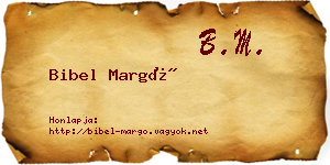 Bibel Margó névjegykártya